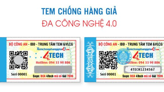 Tem chống hàng giả sơn Kova có những đặc điểm nhận dạng như thế nào?