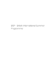 British International Summer Programme