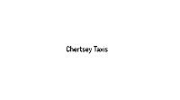 Chertsay Taxis