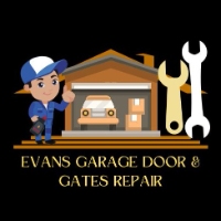 Evans Garage Door & Gates Repair Company Logo by Alex Rosenberg in Wakefield MA