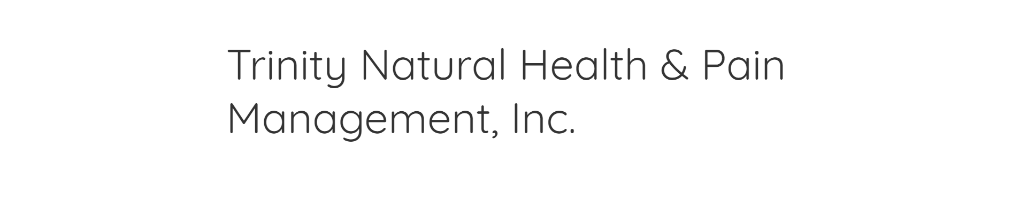 Trinity Natural Health & Pain Management, Inc. Company Logo by Trinity Natural in Miami FL