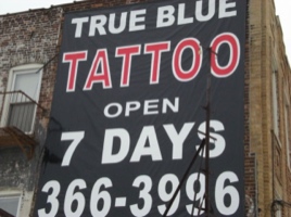 True Blue Tattoo Company Logo by True Blue Tattoo in Flushing NY