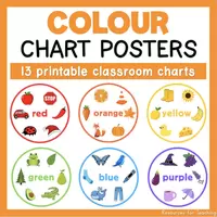 Colour Chart Classroom Posters