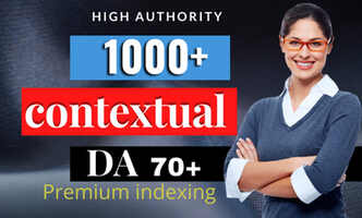 1000+Contextual backlinks