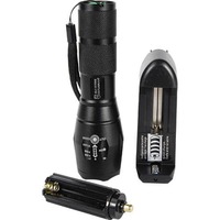 Self Defense Zoomable 1200 Lumen LED Flashlight