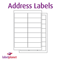 Address Labels On A4 Sheets For Laser and Inkjet Printers