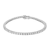 Four Prong Diamond Tennis Bracelet