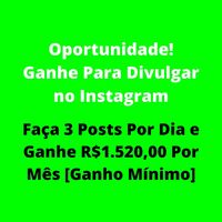 Ganhe Para Divulgar no Instagram