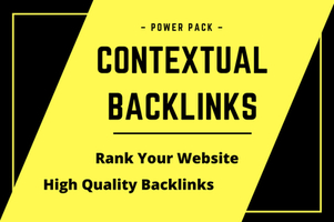 300+Contextual backlinks