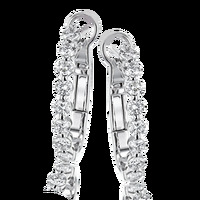 Simon G. Diamond Hoop Earrings