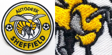 Embroidered Football Badges