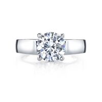 Deutsch Signature Round Cut Solitaire Semi Mount