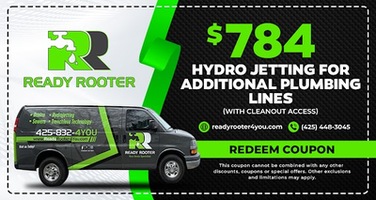 $784 HYDRO JETTING FOR ADDITIONAL PLUMBING LINES