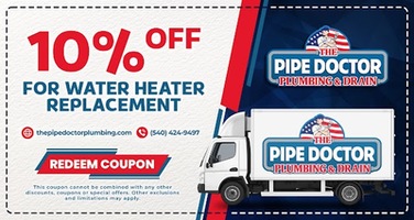 10% OFF WATER HEATER REPLACEMENT