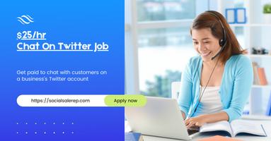 Chat On Twitter Job - $25/hr