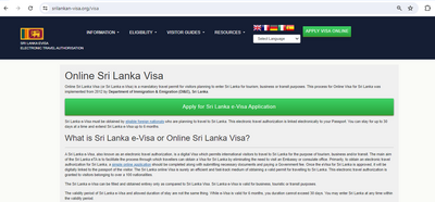 FOR THAILAND CITIZENS -  SRILANKA  Sri Lankan Visa Online Application Center - The simplest, easiest, trusted and reliable method of obtaining Sri Lanka Entry for Tourist or Business...