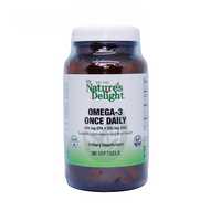 Omega-3 Once Daily Natural Lemon Flavor Fish Oil – 90 Softgels