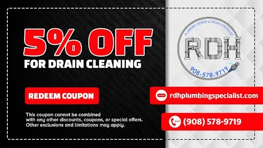 5% OFF FOR DRAIN CLEANING