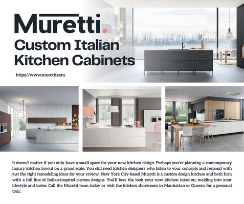 Custom Italian Kitchen Cabinets