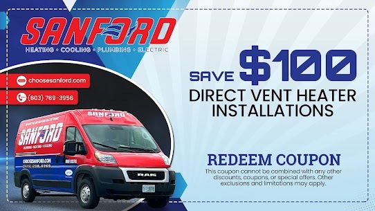 SAVE $100 ON DIRECT VENT HEATER INSTALLATIONS