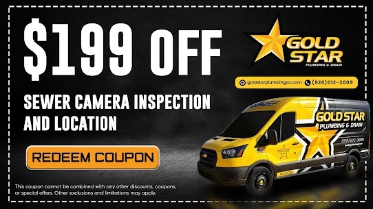 $199 OFF SEWER CAMERA INSPECTION & LOCATION