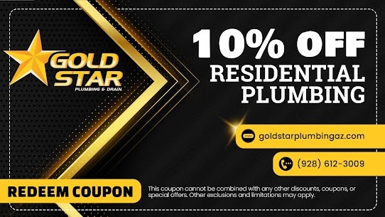 10% OFF RESIDENTIAL PLUMBING