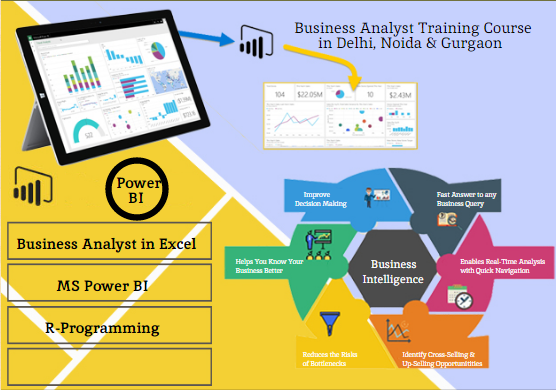 Google Business Analyst Training Academy in Delhi, 110028 [100% Job, Update New MNC Skills in '24] 2024 NCR in Microsoft Power BI Certification Institute in Gurgaon, Free Python Data Science in Noida, Training and SAS Course in New Delhi, by 