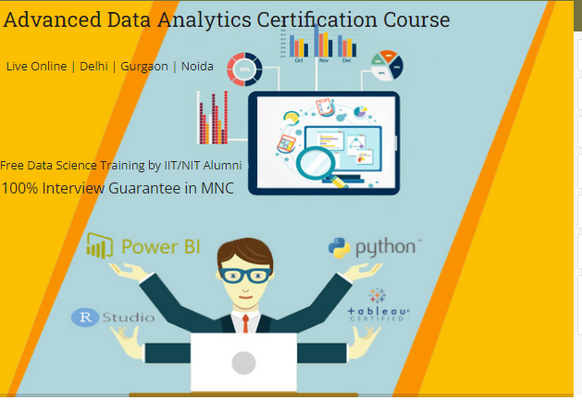 Data Analyst Course in Delhi.110014. Certification for 