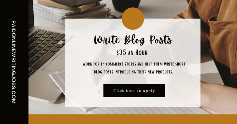 Make Money by Writing Blog Posts