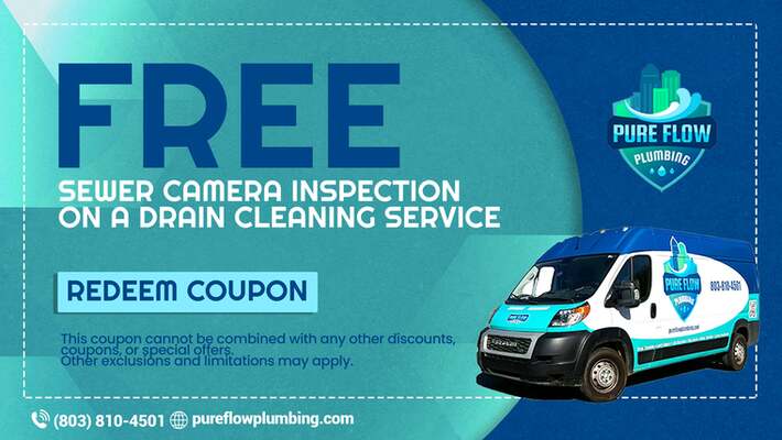 FREE SEWER CAMERA INSPECTION ON A DRAIN CLEANING SERVICE