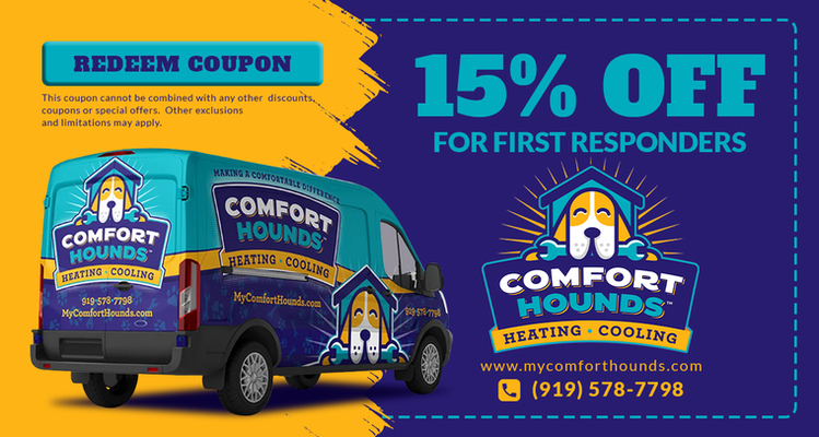 15% OFF FOR FIRST RESPONDERS