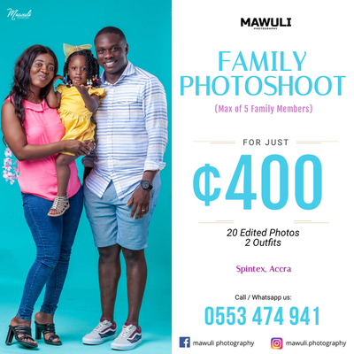 Mawuli Photography's Family Photoshoot Promo in Accra, Ghana